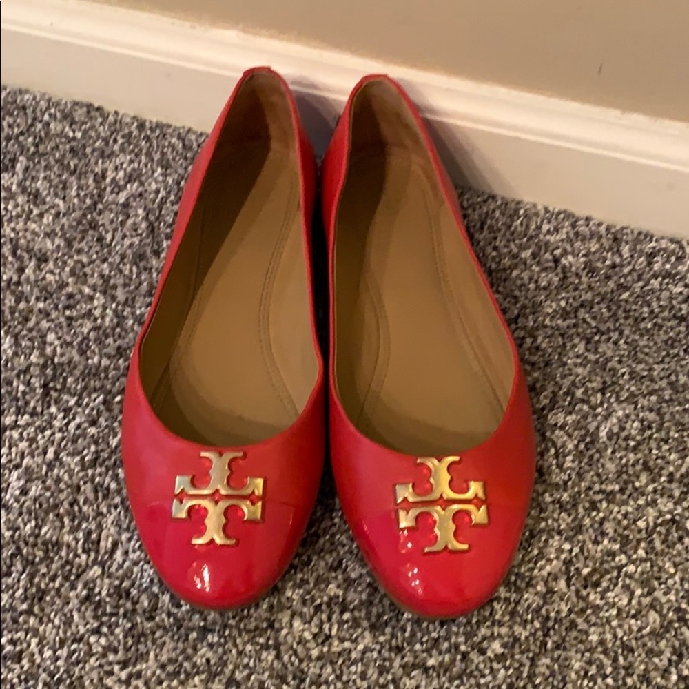 Everly Ballet shoes red Tori Burch